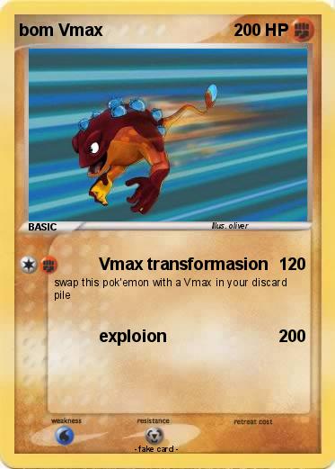 Pokemon bom Vmax