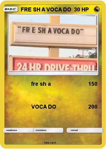 Pokemon FRE SH A VOCA DO