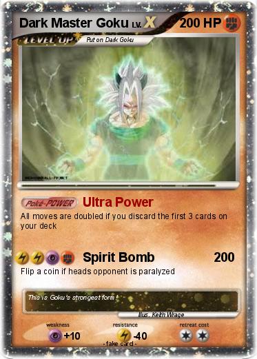 Pokemon Dark Master Goku