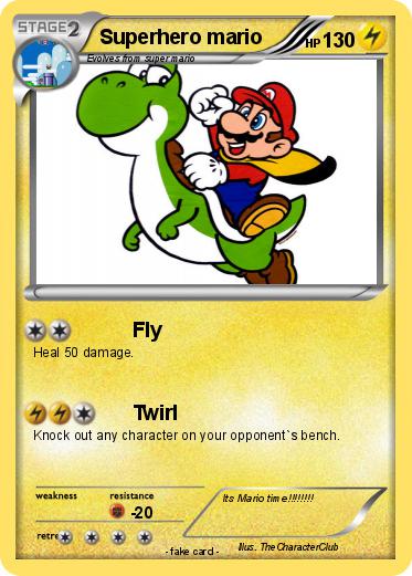 Pokemon Superhero mario