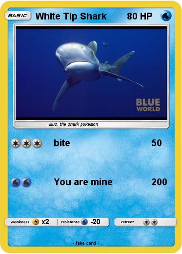 Pokemon White Tip Shark