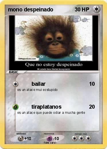 Pokemon mono despeinado