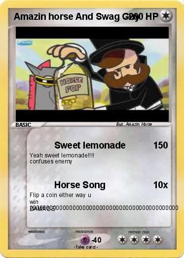 Pokemon Amazin horse And Swag Guy