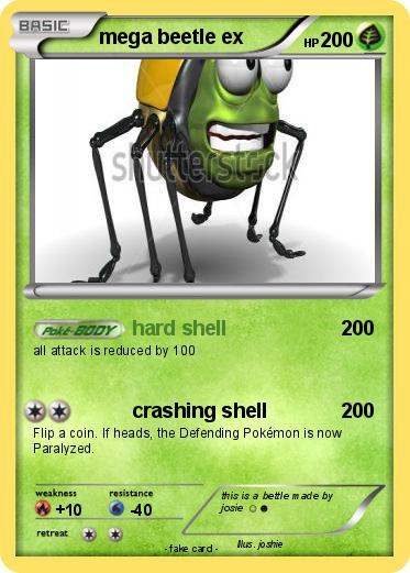 Pokemon mega beetle ex