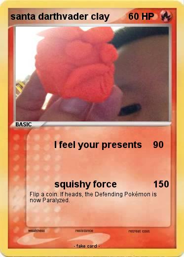 Pokemon santa darthvader clay