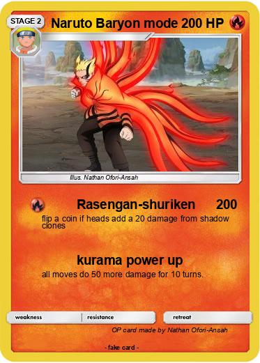 Pokemon Naruto Baryon mode