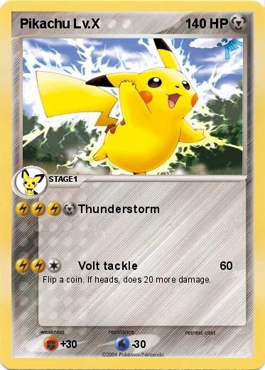 Pokemon Pikachu Lv.X