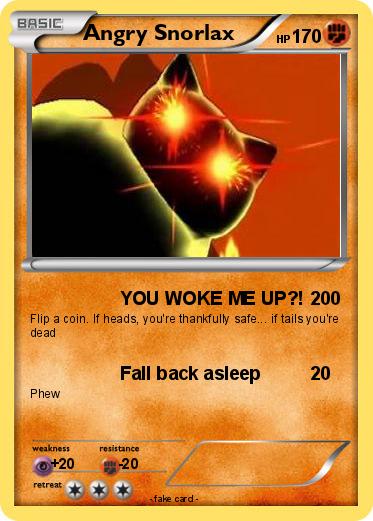 Pokemon Angry Snorlax