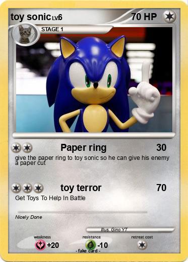Pokemon toy sonic