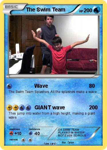 Pokemon The Swim Team
