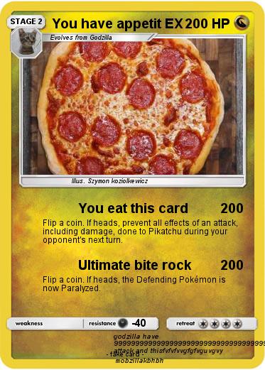 Pokemon You have appetit EX