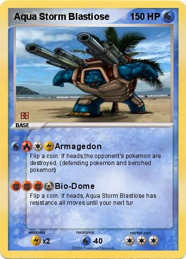 Pokemon Aqua Storm Blastiose