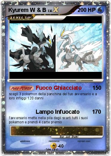 Pokemon Kyurem W & B