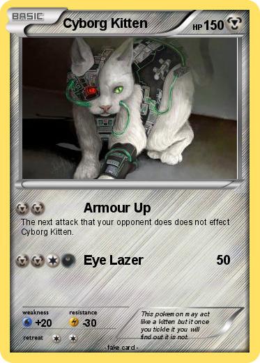 Pokemon Cyborg Kitten