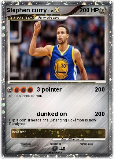 Pokemon Stephen curry