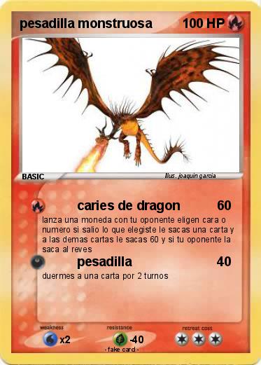 Pokemon pesadilla monstruosa