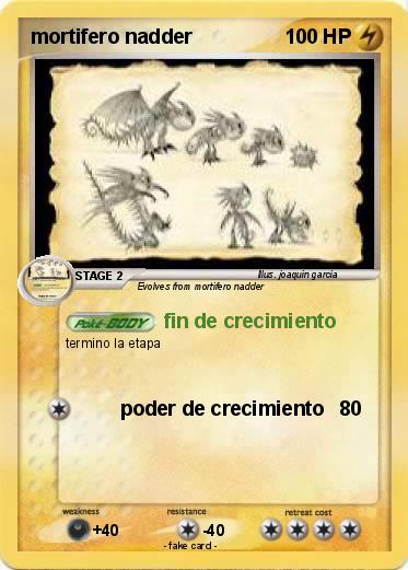 Pokemon mortifero nadder
