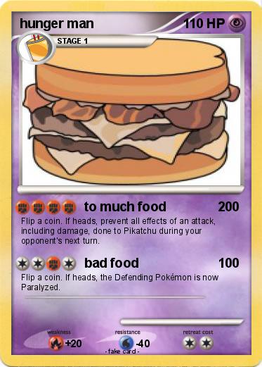 Pokemon hunger man