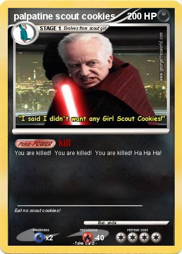 Pokemon palpatine scout cookies
