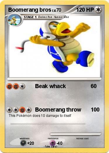 Pokemon Boomerang bros