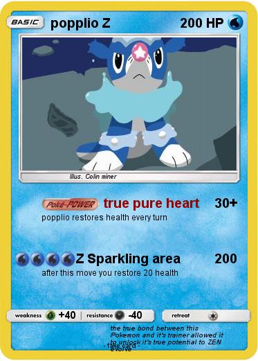 Pokemon popplio Z