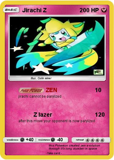 Pokemon Jirachi Z