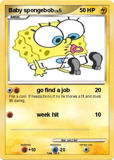 Pokemon Baby spongebob
