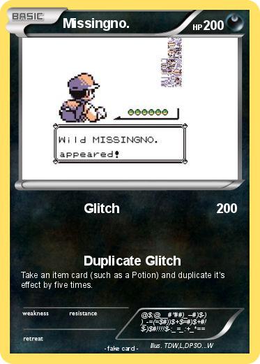 Pokemon Missingno.