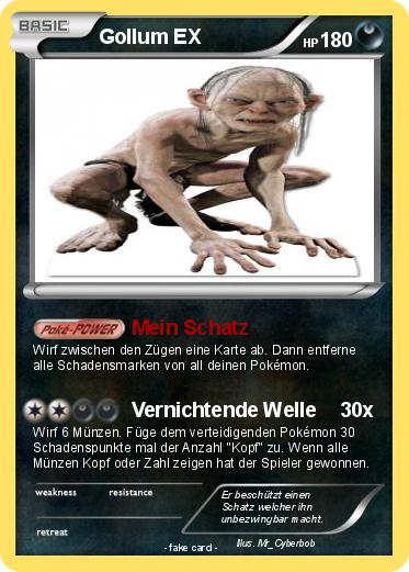 Pokemon Gollum EX