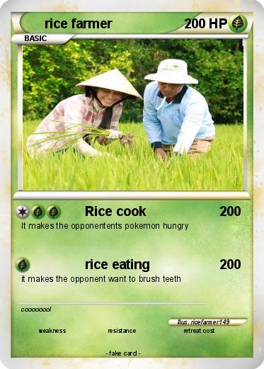 Pokemon rice farmer