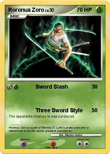 Pokemon Roronua Zoro