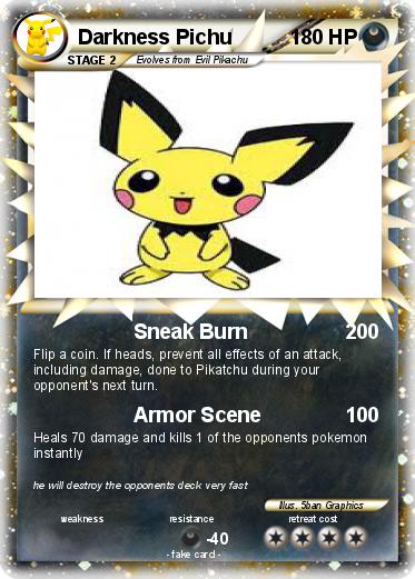 Pokemon Darkness Pichu