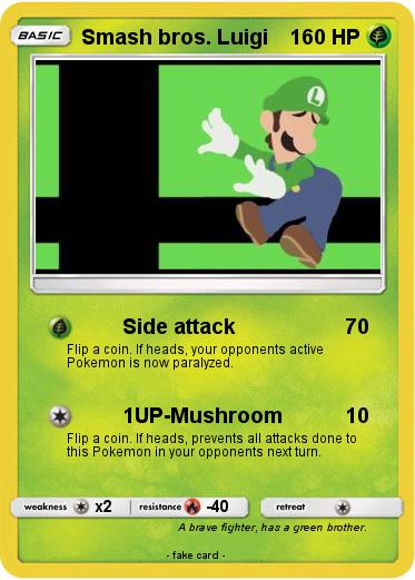 Pokemon Smash bros. Luigi