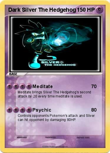 Pokemon Dark Silver The Hedgehog