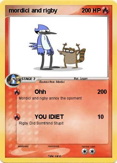 Pokemon mordici and rigby