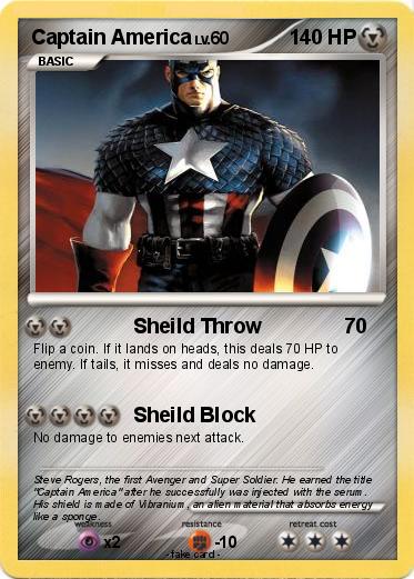 Pokemon Captain America
