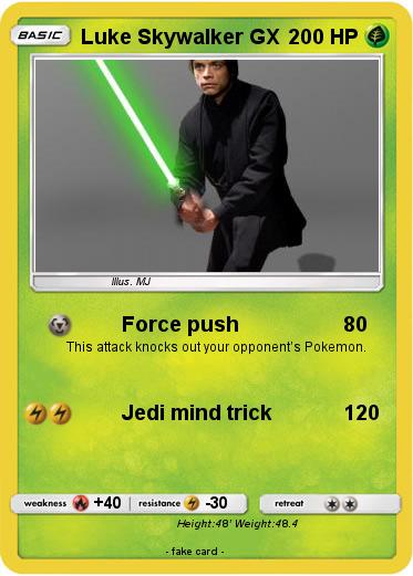 Pokemon Luke Skywalker GX