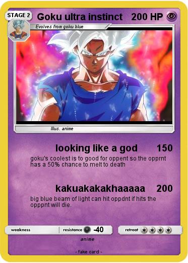 Pokemon Goku ultra instinct