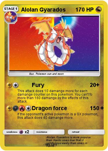 Pokemon Alolan Gyarados