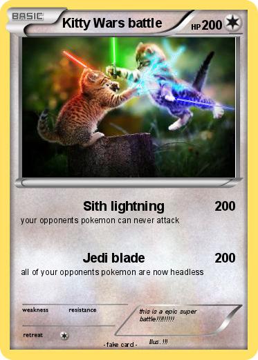 Pokemon Kitty Wars battle