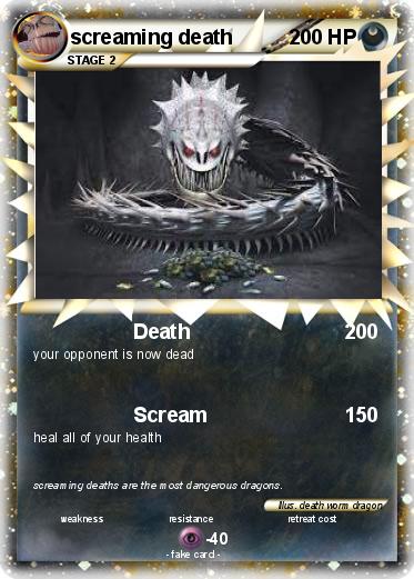 Pokemon screaming death