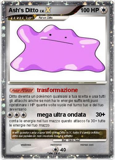 Pokemon Ash's Ditto
