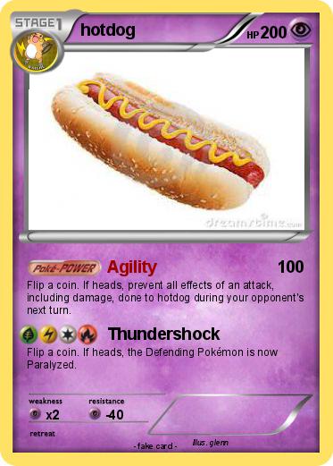 Pokemon hotdog