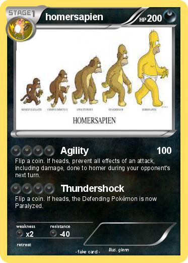Pokemon homersapien