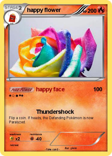 Pokemon happy flower