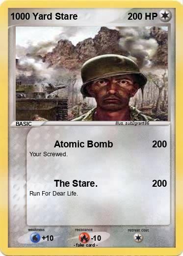 Pokemon 1000 Yard Stare