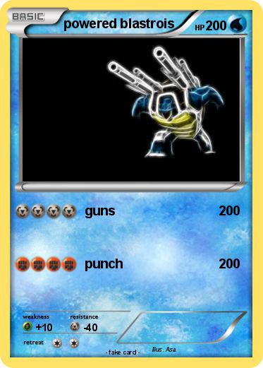 Pokemon powered blastrois