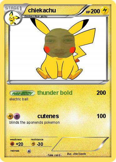 Pokemon chiekachu