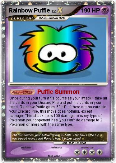 Pokemon Rainbow Puffle