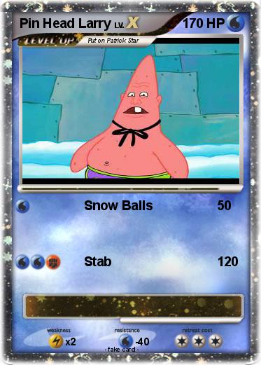 Pokemon Pin Head Larry Pokemon Pin Head Larry